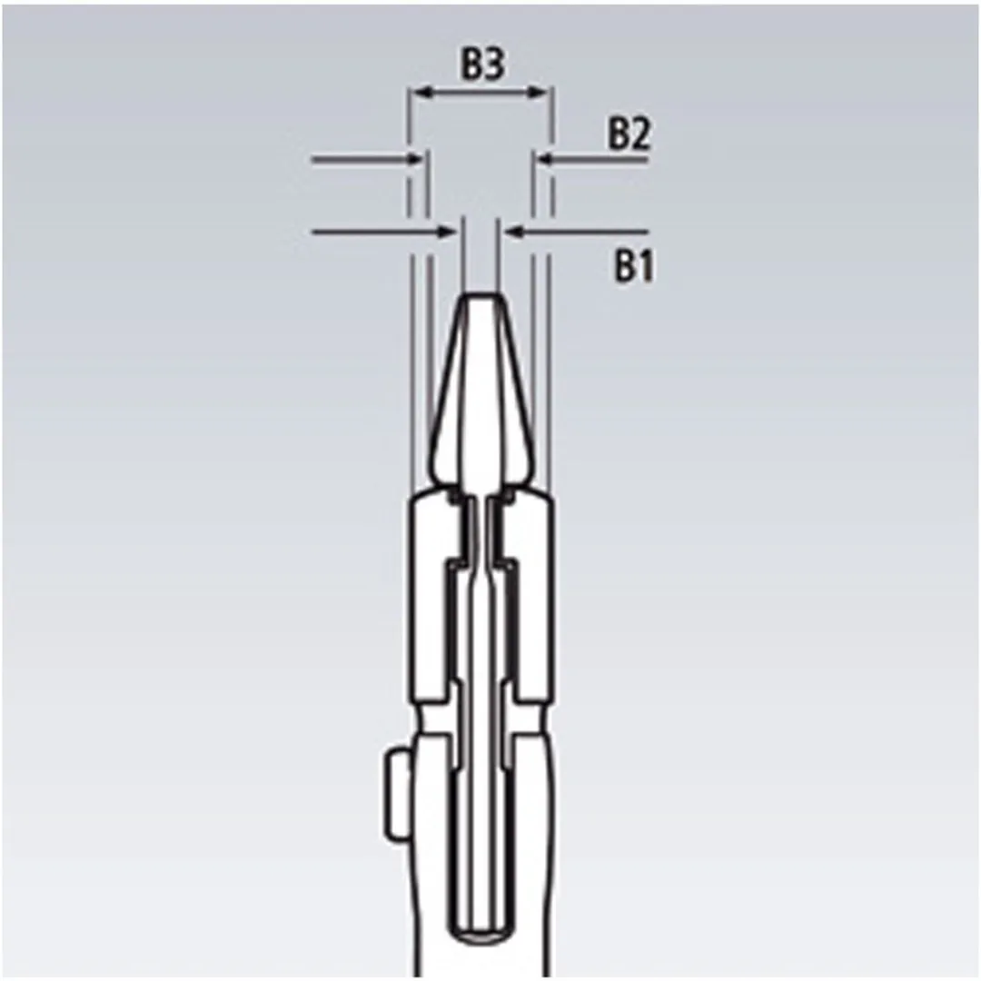 Knipex 8605250T Sleuteltang met borghaak 250mm