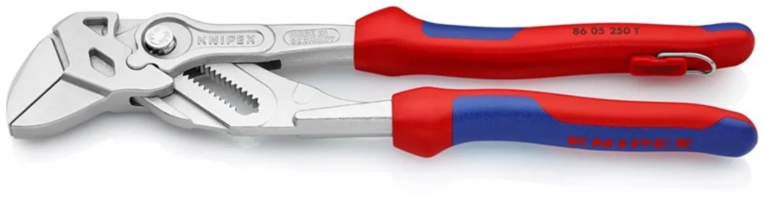 Knipex 8605250T Sleuteltang met borghaak 250mm