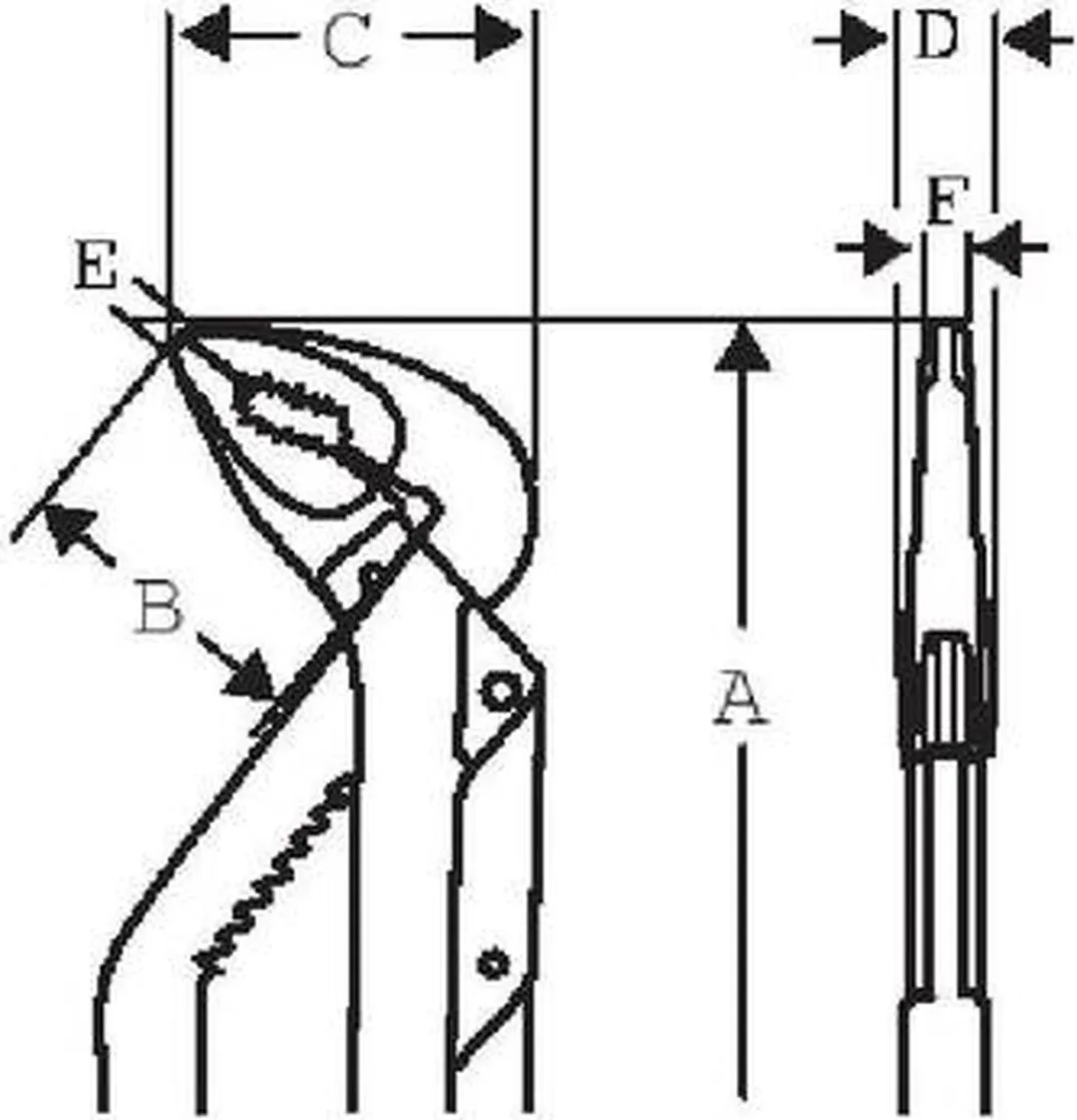 Bahco Waterpomptang 8225 - 300mm