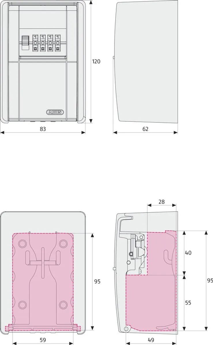 ABUS Keygarage LED 787L - afbeelding 6 van 6