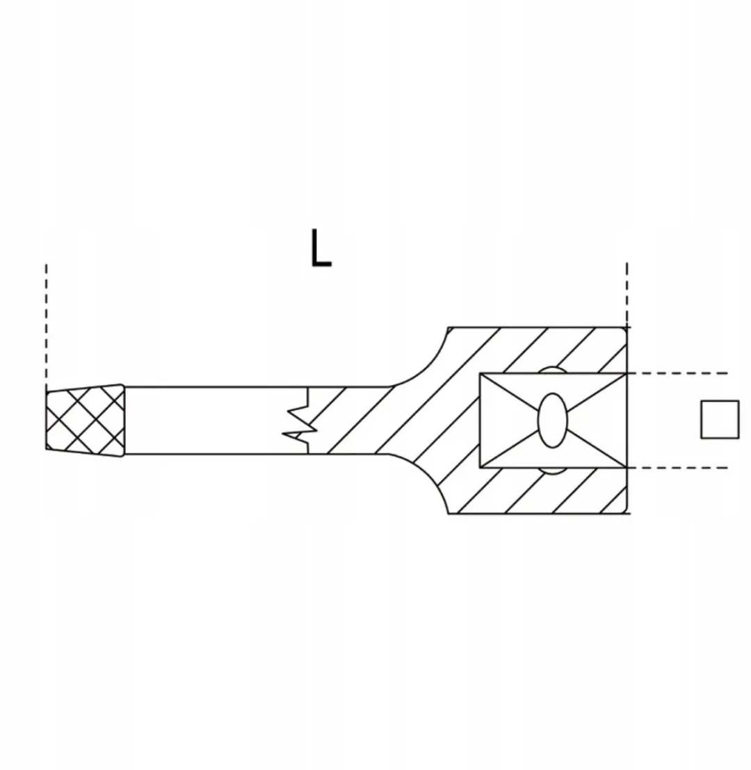 Beta Dop 3/8" 3mm Schroefdraadverwijderaar