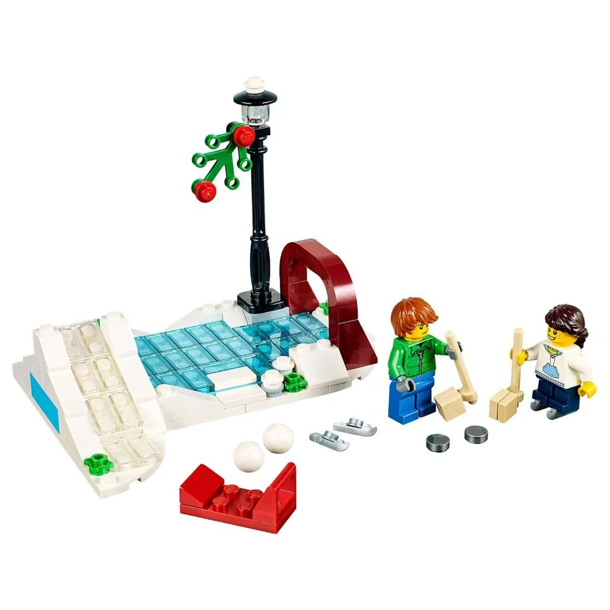 LEGO Creator Winter Skating Scene 40107 - 129 Stukken