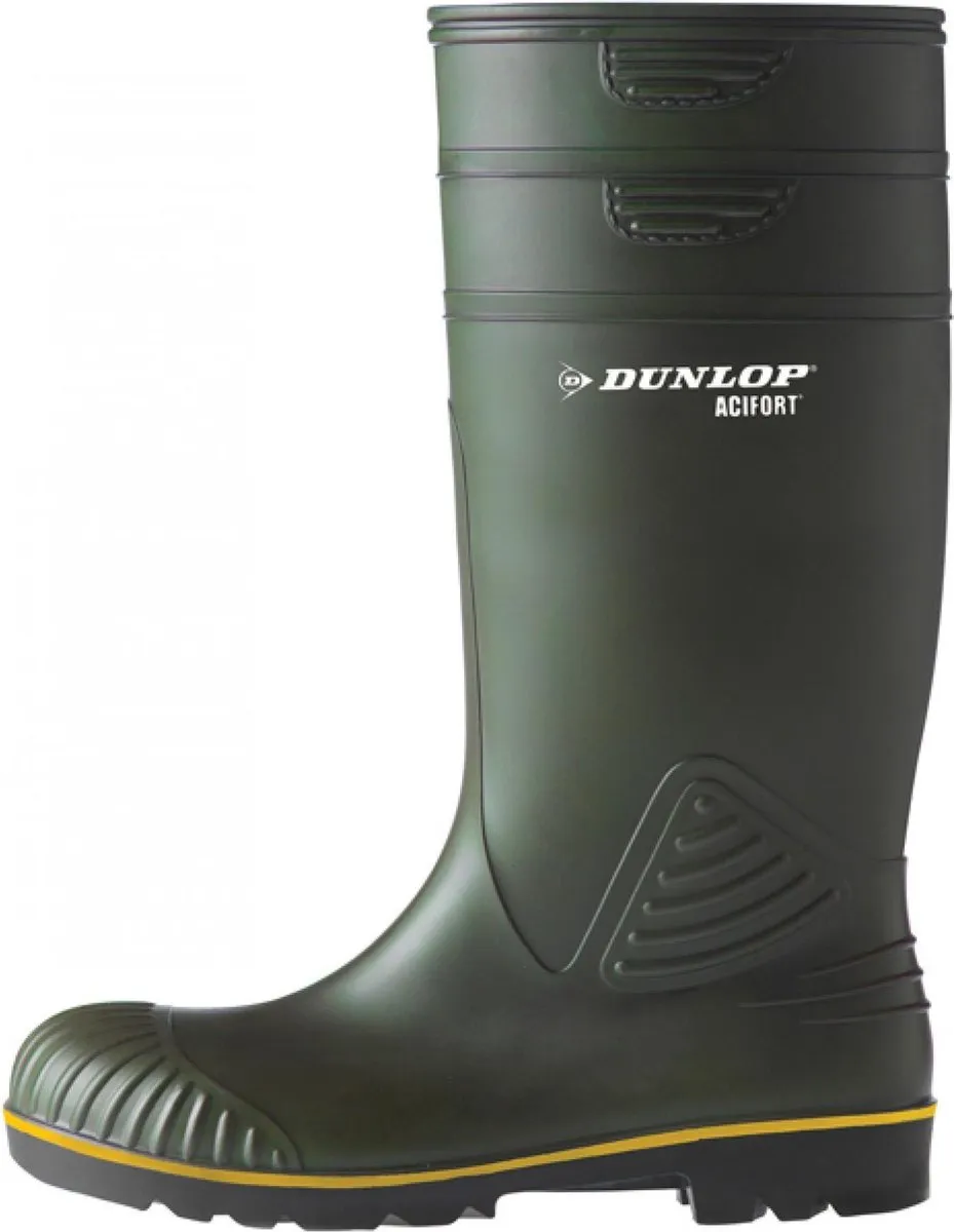 Dunlop Acifort Groen Knielaarzen Heren - 48