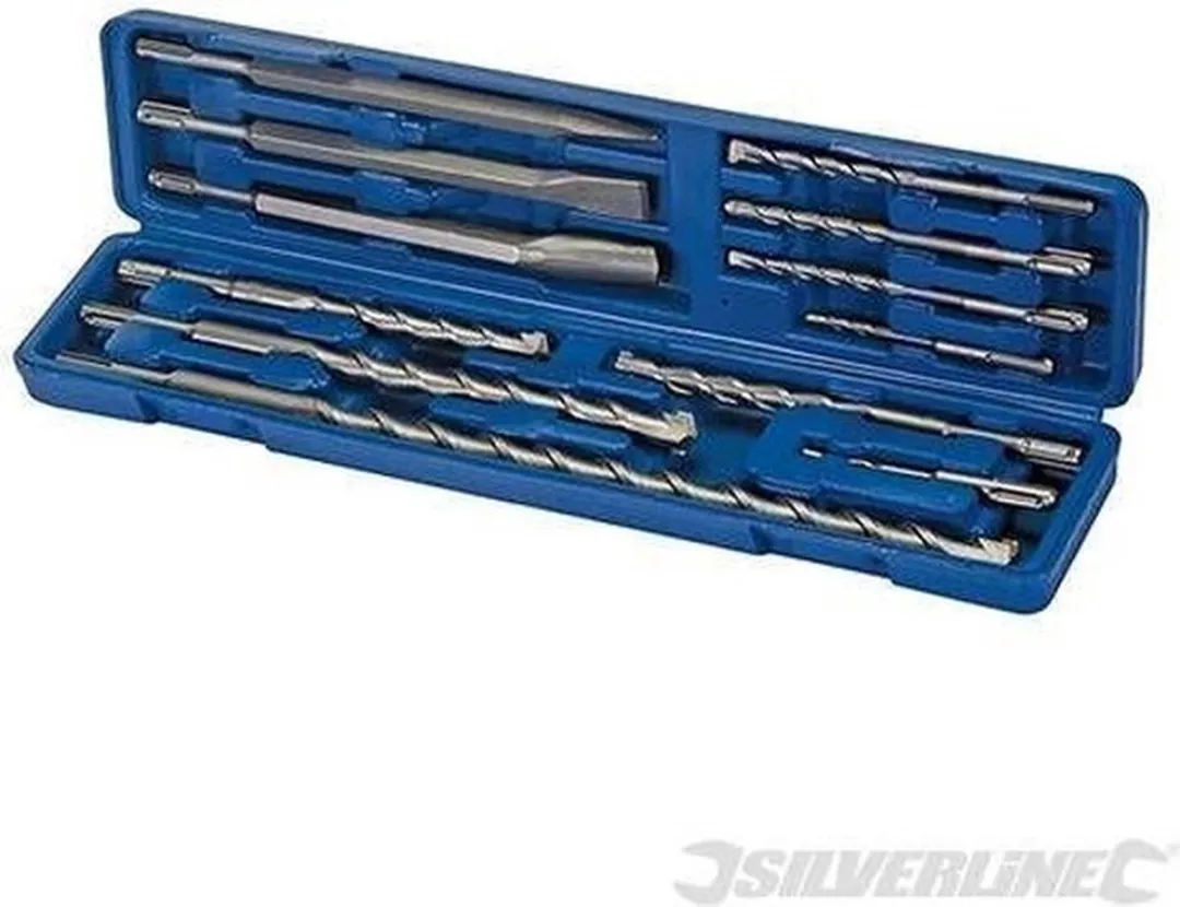 Silverline SDS-Plus Betonboor- en beitelset 12-delig - afbeelding 6 van 6