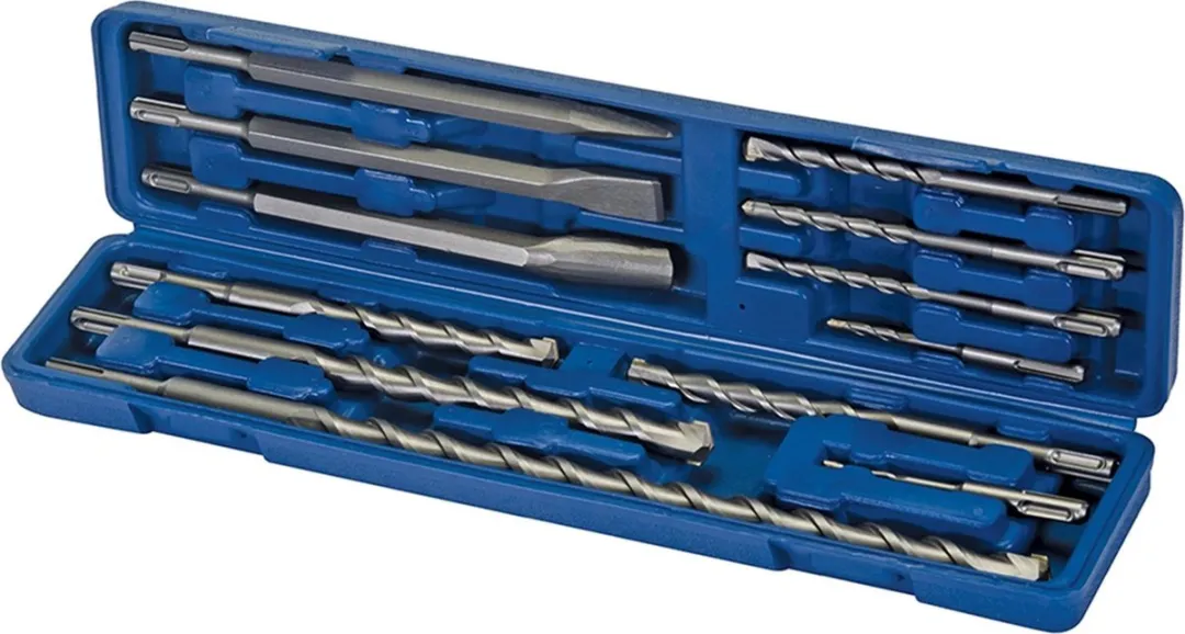 Silverline SDS-Plus Betonboor- en beitelset 12-delig