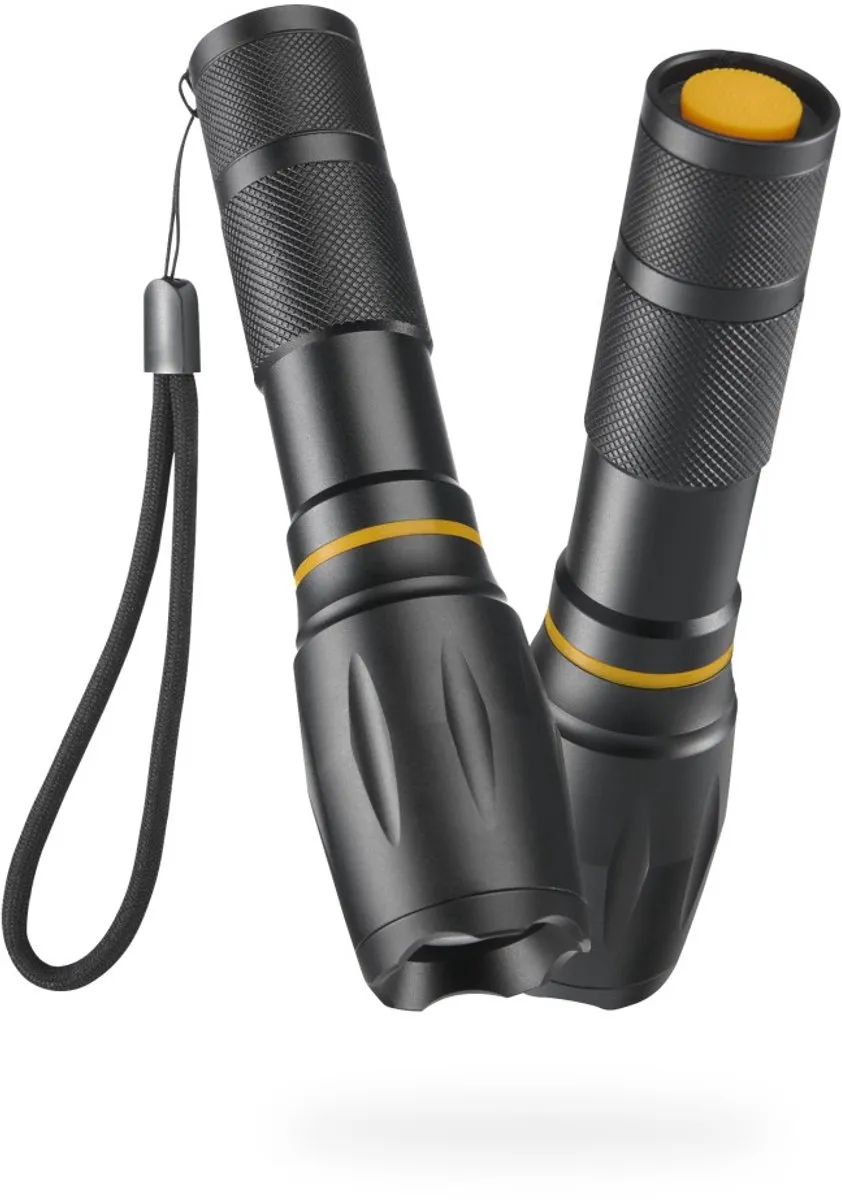 Hama W200 LED-Zaklamp - COB Zoom - Zwart