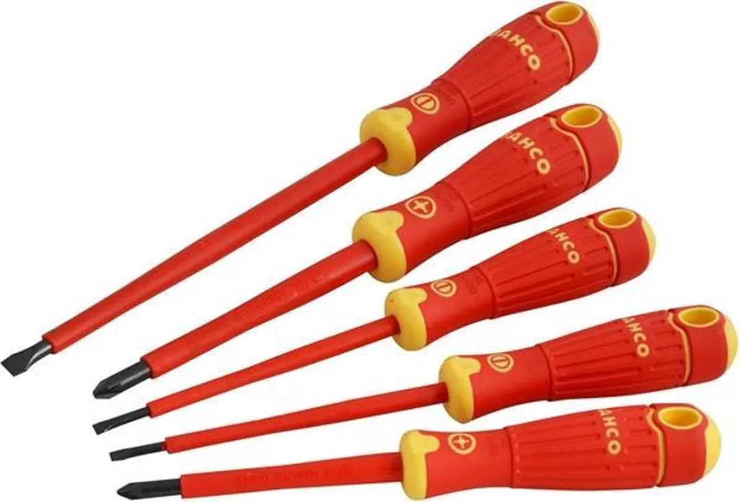 Bahco B220.015 Schroevendraaierset 6-delig - Rood/Geel