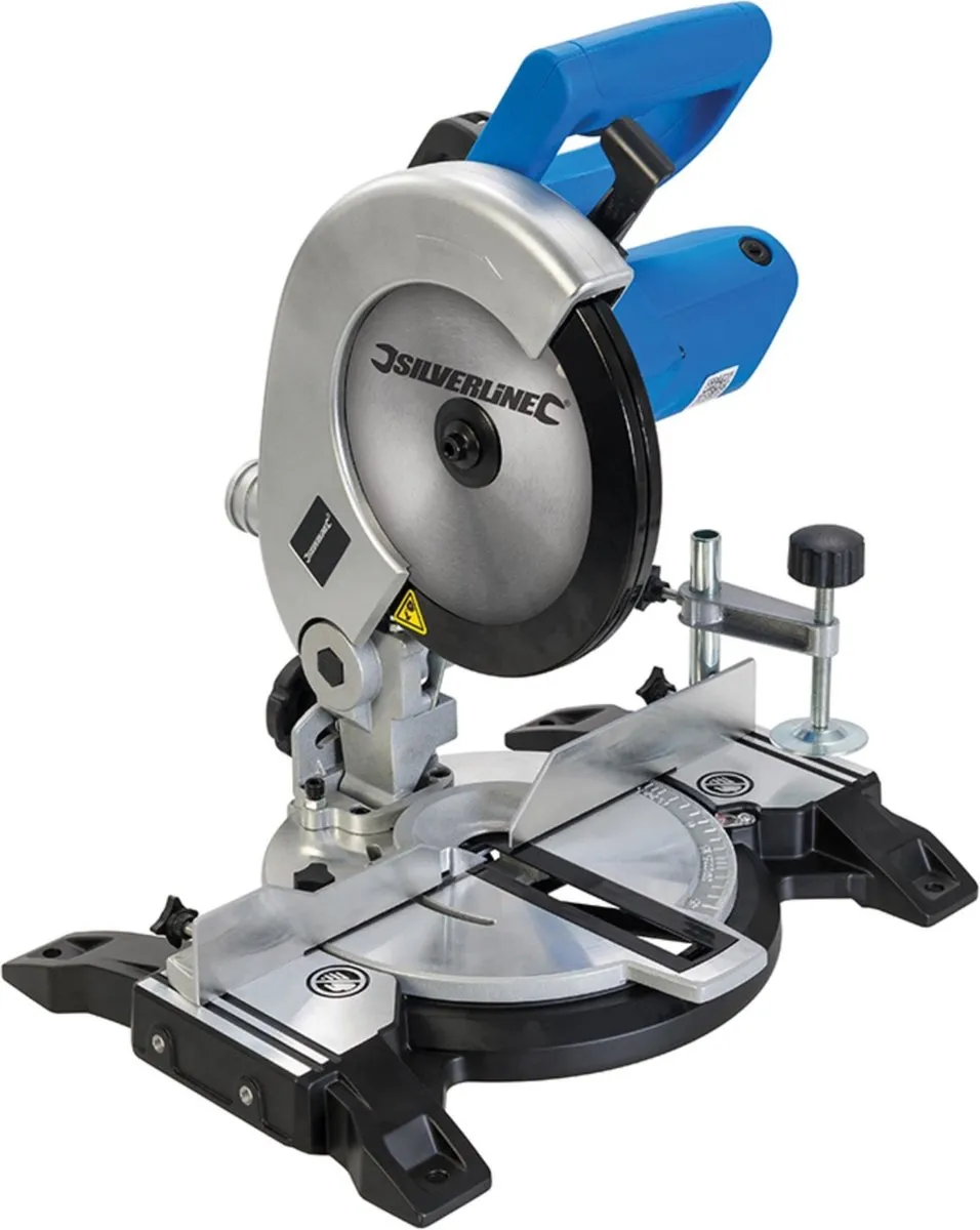 Silverline 1400W Gecombineerde Verstekzaag 210mm
