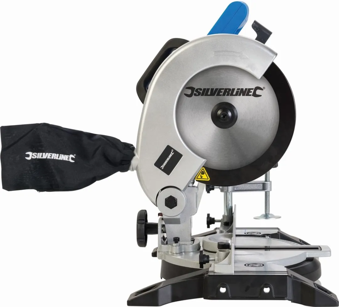 Silverline 1400W Gecombineerde Verstekzaag 210mm
