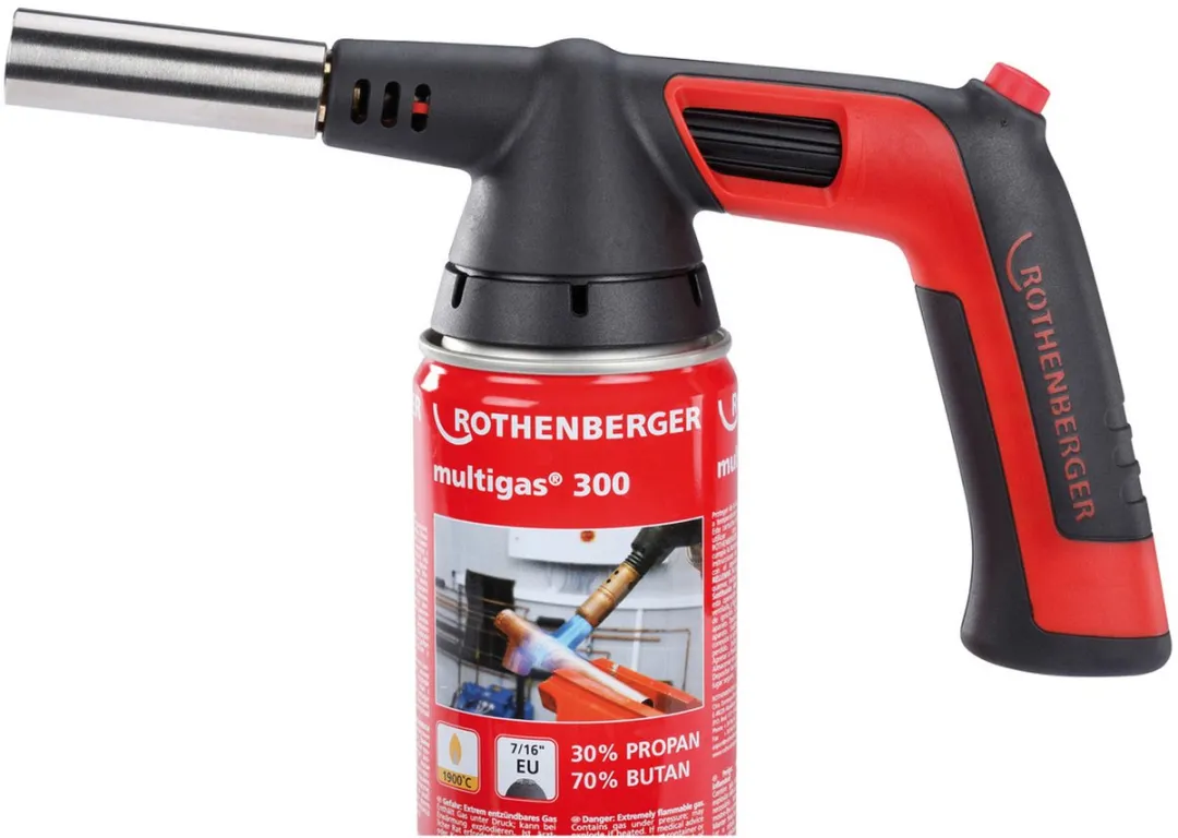 Rothenberger Rofire 4 Piezo Multigas 300 Set - 7/16" EU