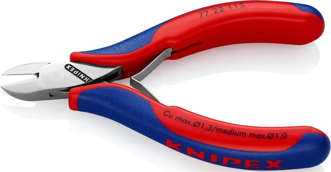 Knipex 77 22 115 Zijsnijtang Ronde kop 115mm