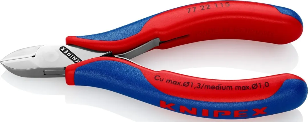 Knipex 77 22 115 Zijsnijtang Ronde kop 115mm