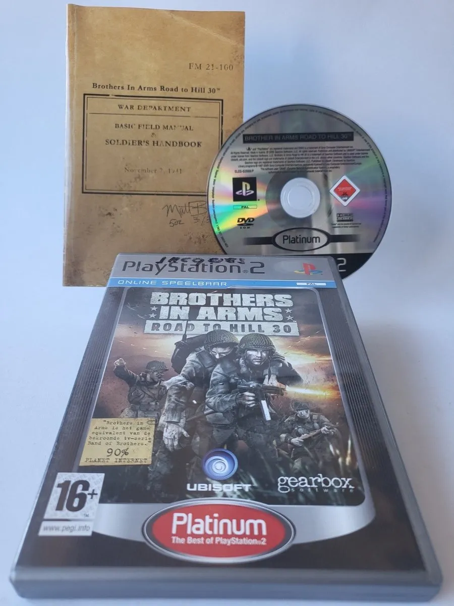 Ubisoft Brothers In Arms - Road To Hill 30 PS2 Game - afbeelding 6 van 6