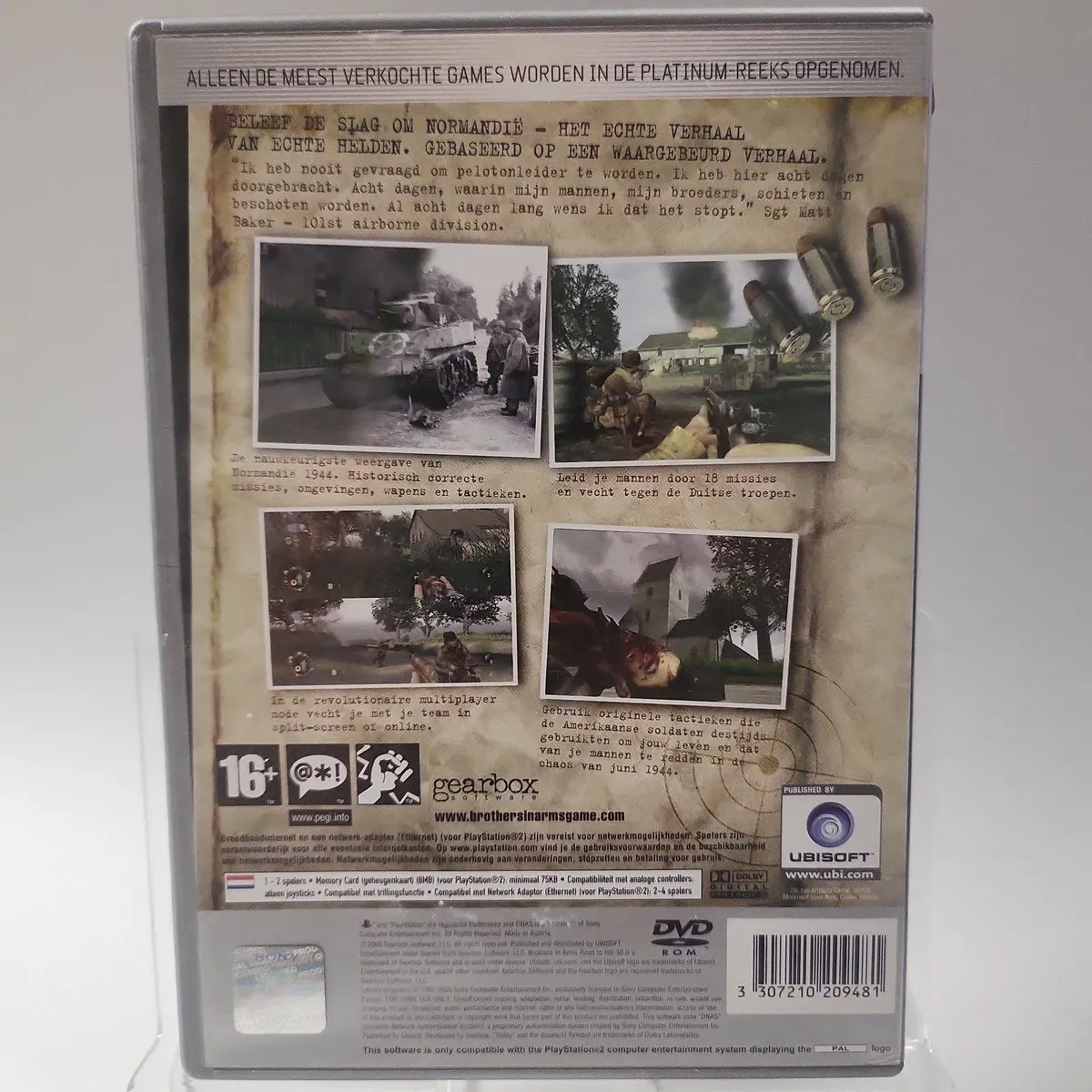 Ubisoft Brothers In Arms - Road To Hill 30 PS2 Game