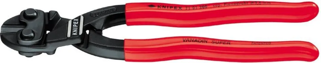 Knipex CoBolt Middensnijtang 200mm - Rood/Zwart - afbeelding 5 van 5