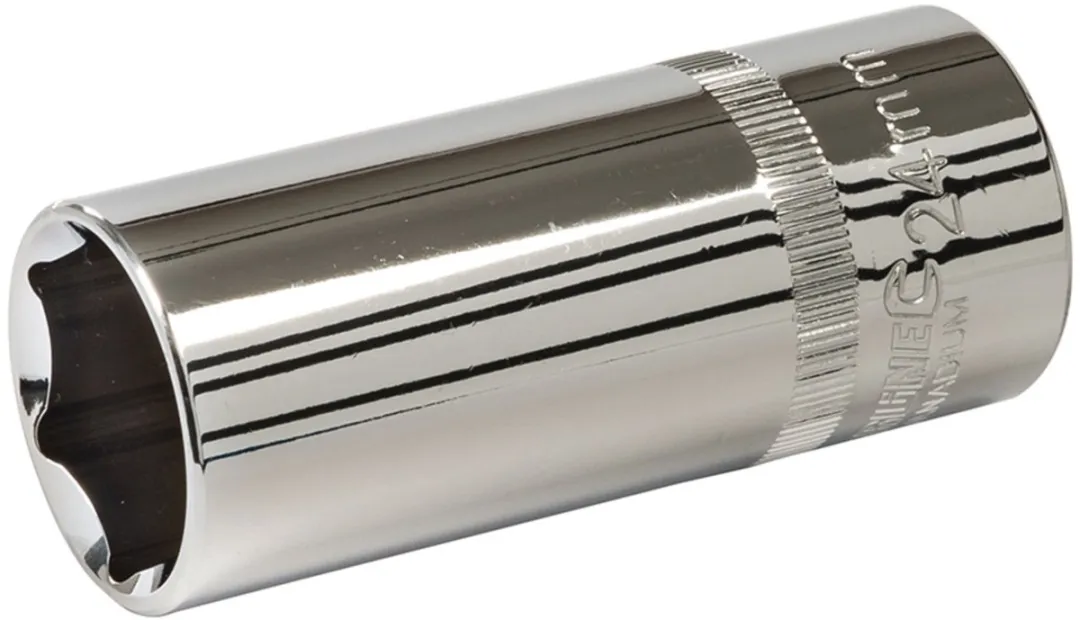 Silverline Diepe zeskantdop 24mm