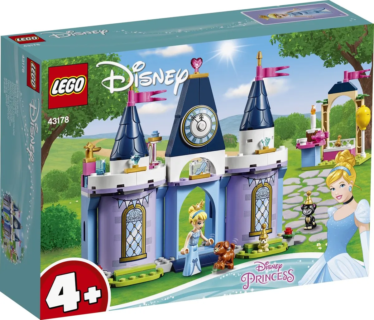 LEGO Disney Princess Kasteelfeest van Assepoester 43178