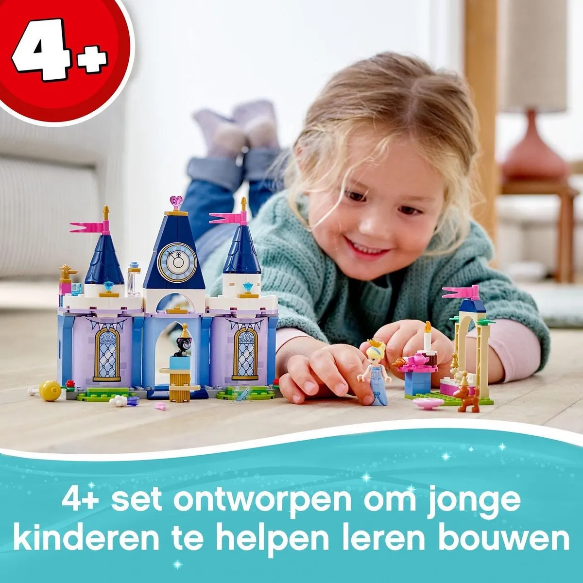 LEGO Disney Princess Kasteelfeest van Assepoester 43178 - 168 Stukken
