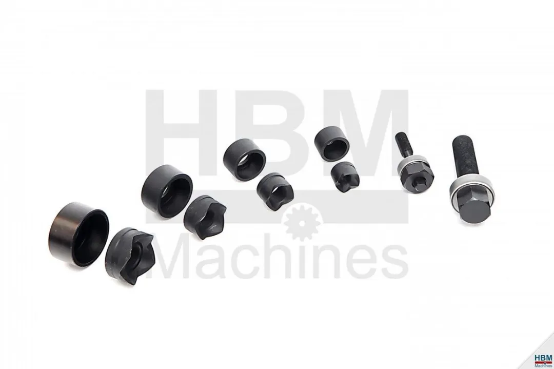 HBM 4-delige Plaatpons/Schroefpons Set - Neutraal