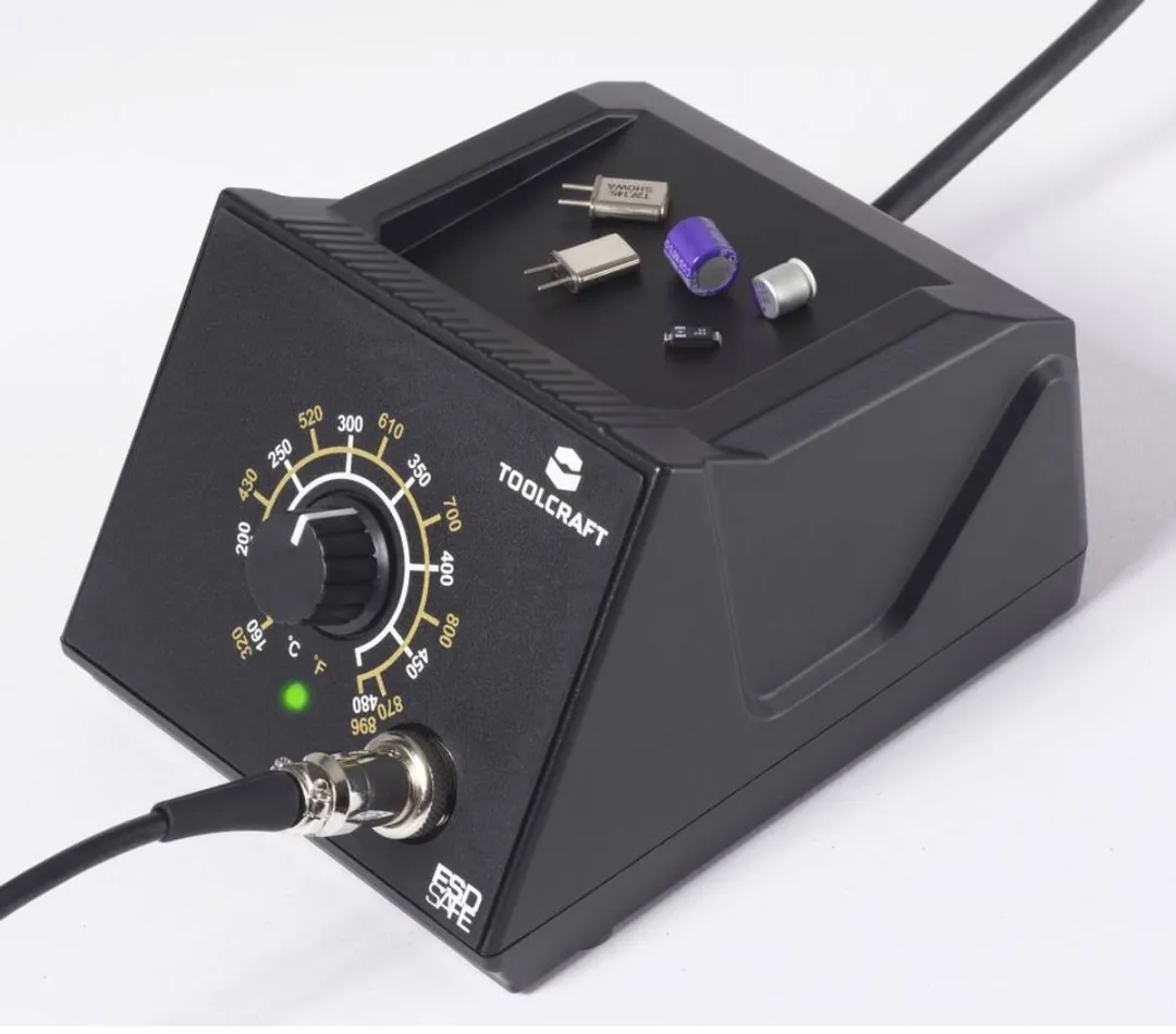 TOOLCRAFT TO-ZD-8962E-B Soldeerstation - 70W - 480°C - Zwart