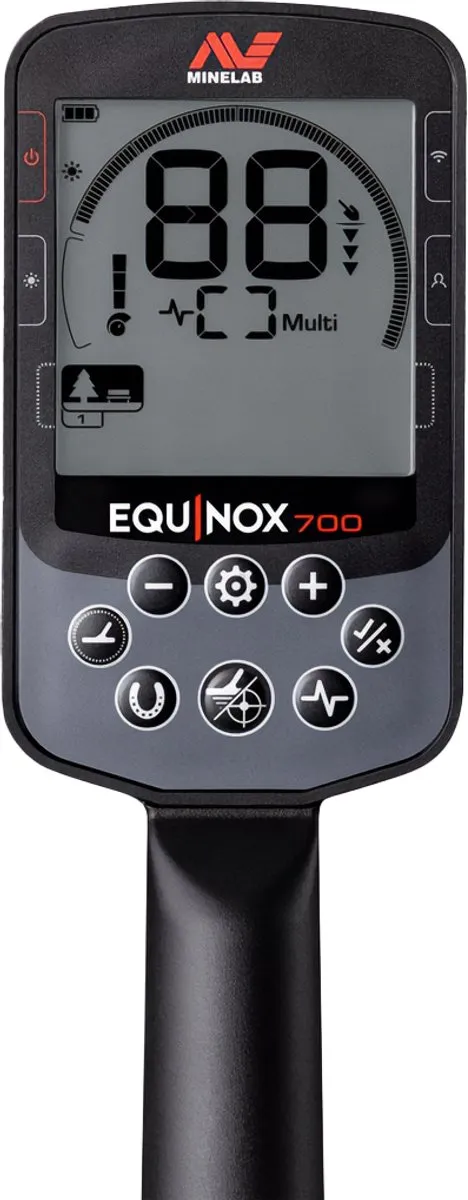 Minelab EQUINOX 700 Metaaldetector - 28cm Spoel - Grijs/Zwart