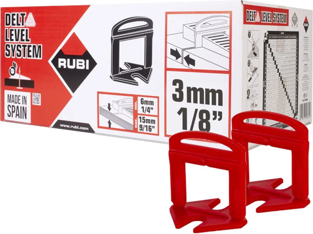 Rubi Levelling Clips 3mm