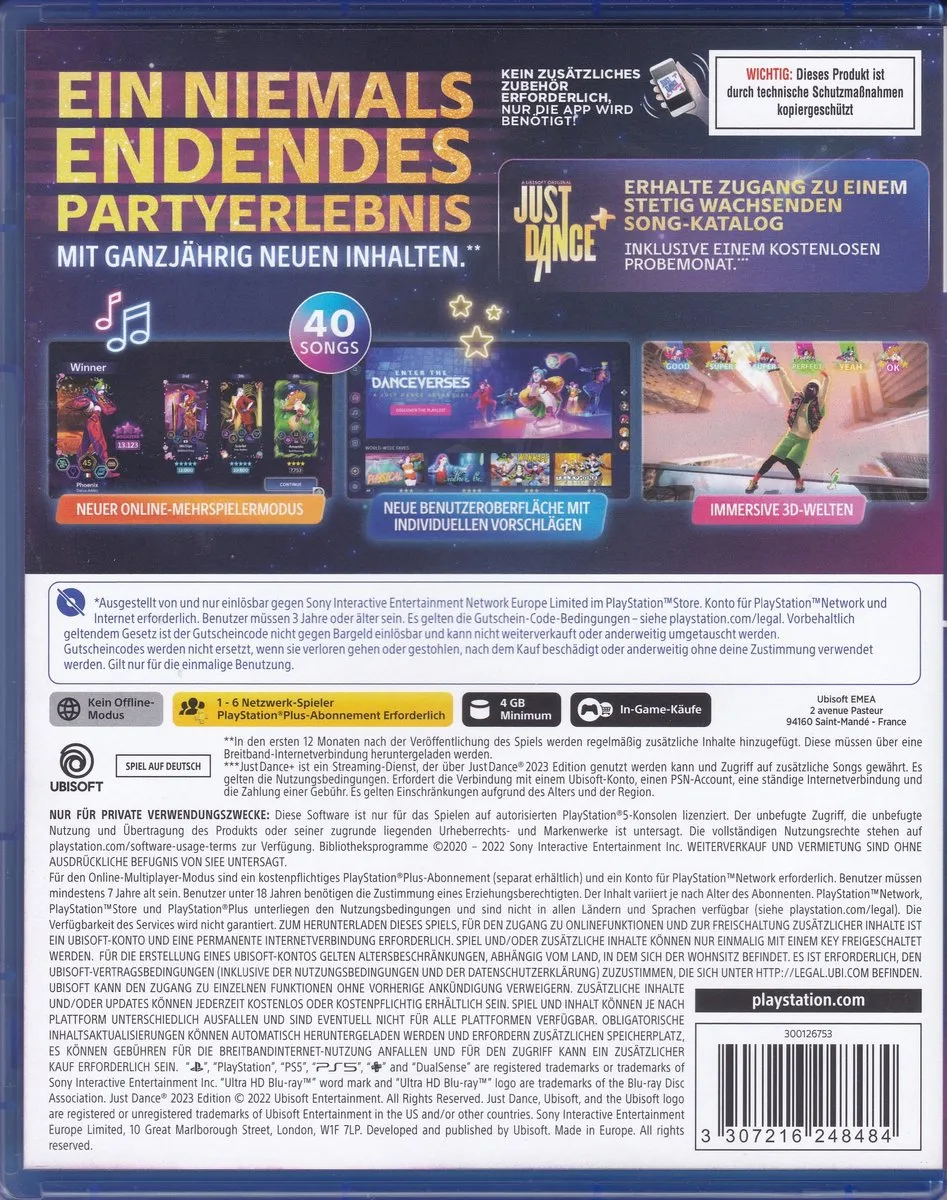 Ubisoft Just Dance 2023 PS5 - afbeelding 2 van 2