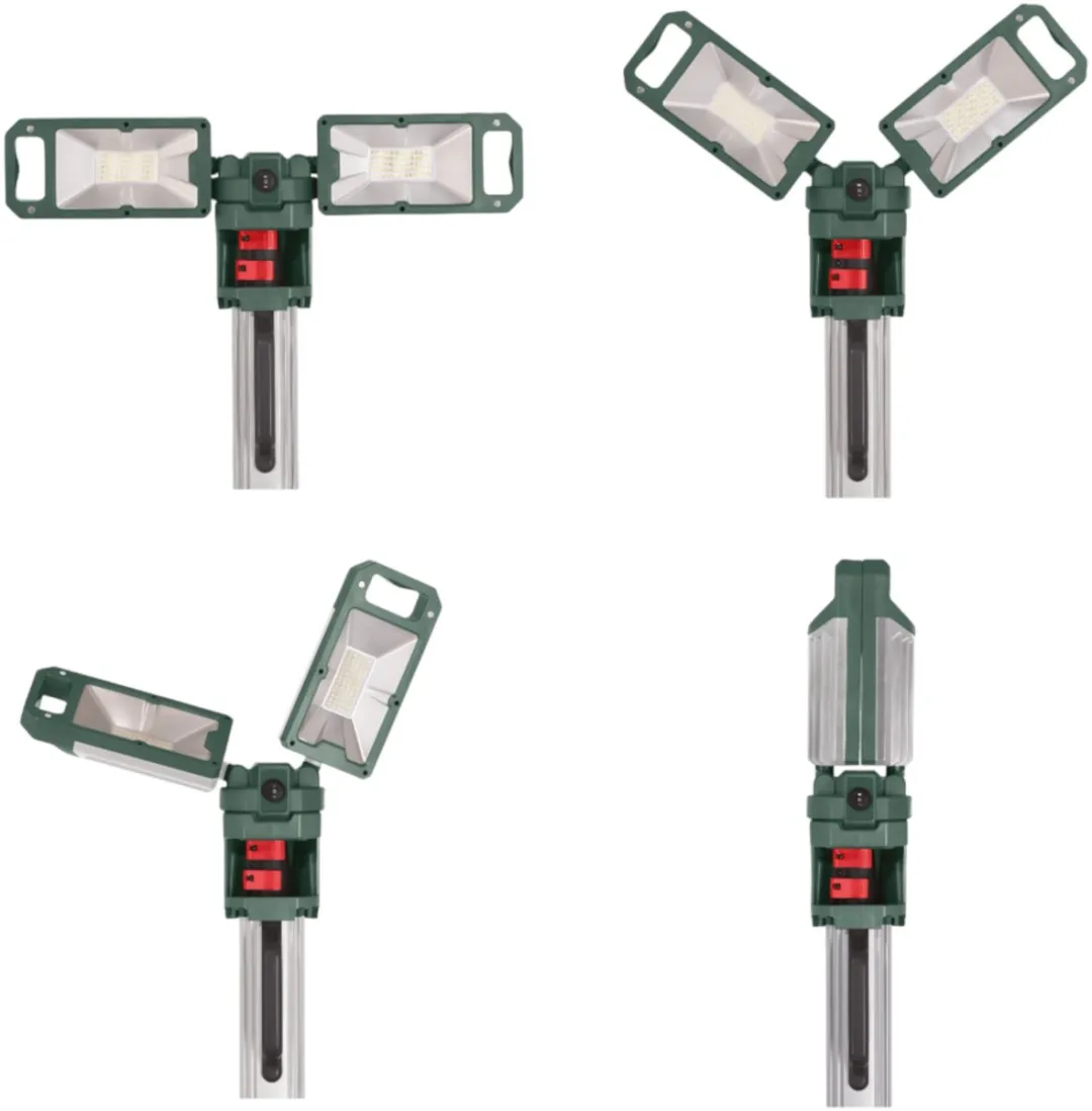 Metabo BSA 18 LED 5000 Duo-S Accu-Bouwlamp - Groen/Zwart/Zilver - afbeelding 6 van 6