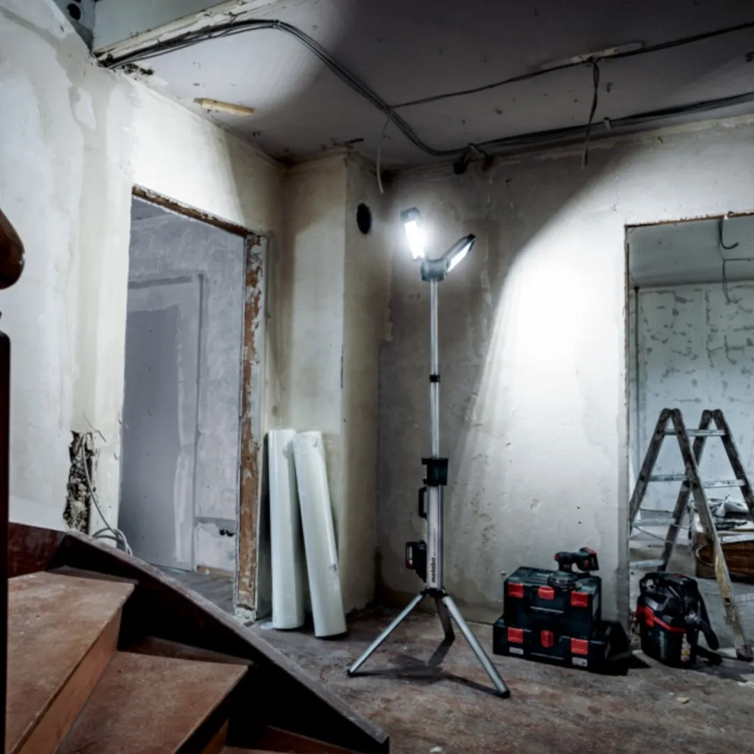 Metabo BSA 18 LED 5000 Duo-S Accu-Bouwlamp - Groen/Zwart/Zilver