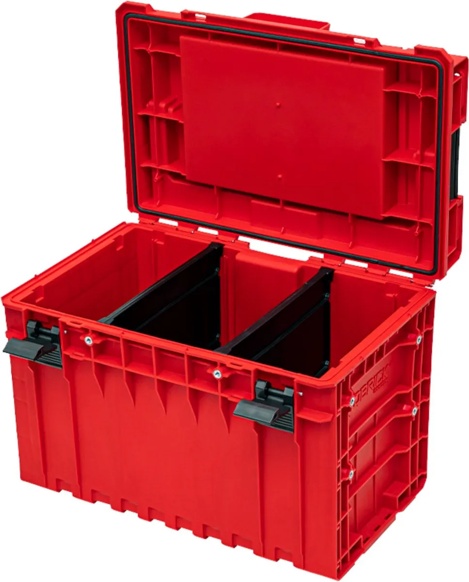 Toolbrothers RHINO XXL Gereedschapskoffer 52L - Rood/Zwart - afbeelding 4 van 6