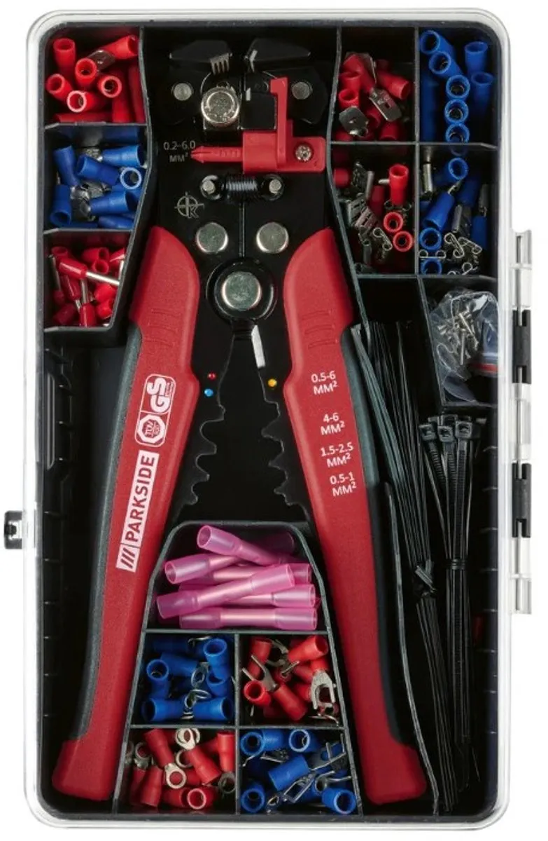 PARKSIDE PCZS 231 Krimptang - 231 Stuks - Blauw/ Groen/ Rood/ Zilver