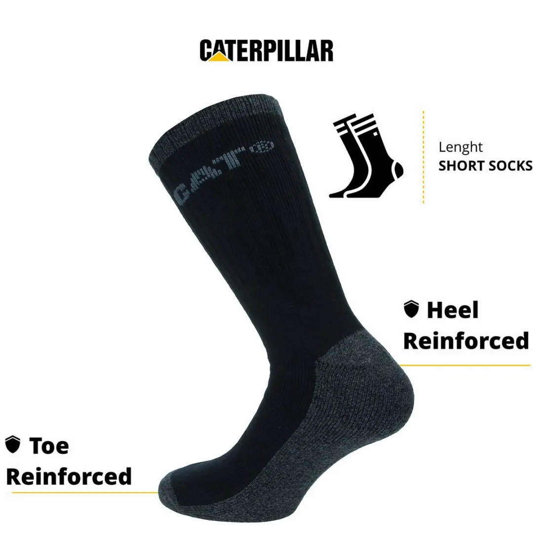 Caterpillar Thermische Werksokken 8 Paar - Kuithoogte - Zwart 39-42