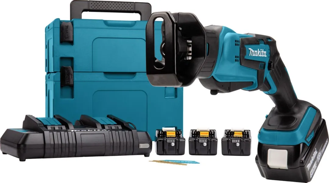 Makita DJR183PT4J Reciprozaag - 3x 5,0Ah accu's - afbeelding 5 van 5
