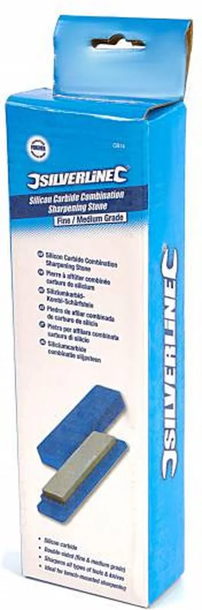 Silverline CB14 Dubbele Slijpsteen Fijn/Medium 200x50x25mm