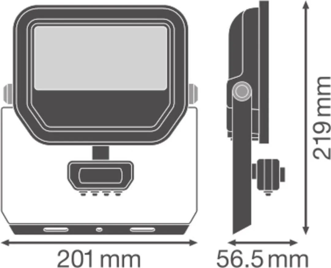 LEDVANCE FL50 SEN P 41W Floodlight - 5500lm Warm Wit - IP65
