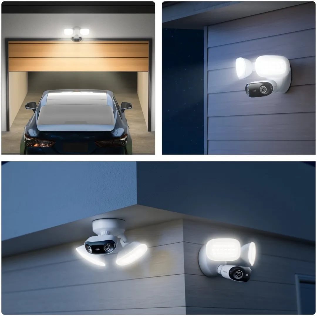 Reolink Elite Floodlight WiFi 4K Camera - 3000 Lumen - Wit