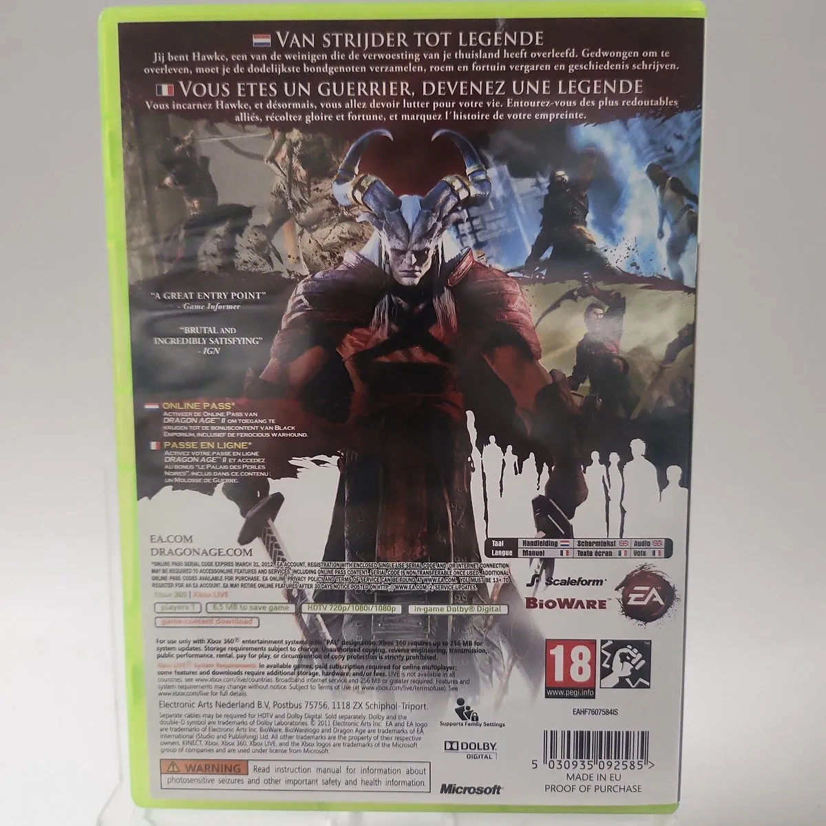 Electronic Arts Dragon Age 2 - Actie RPG - 1 Speler Offline