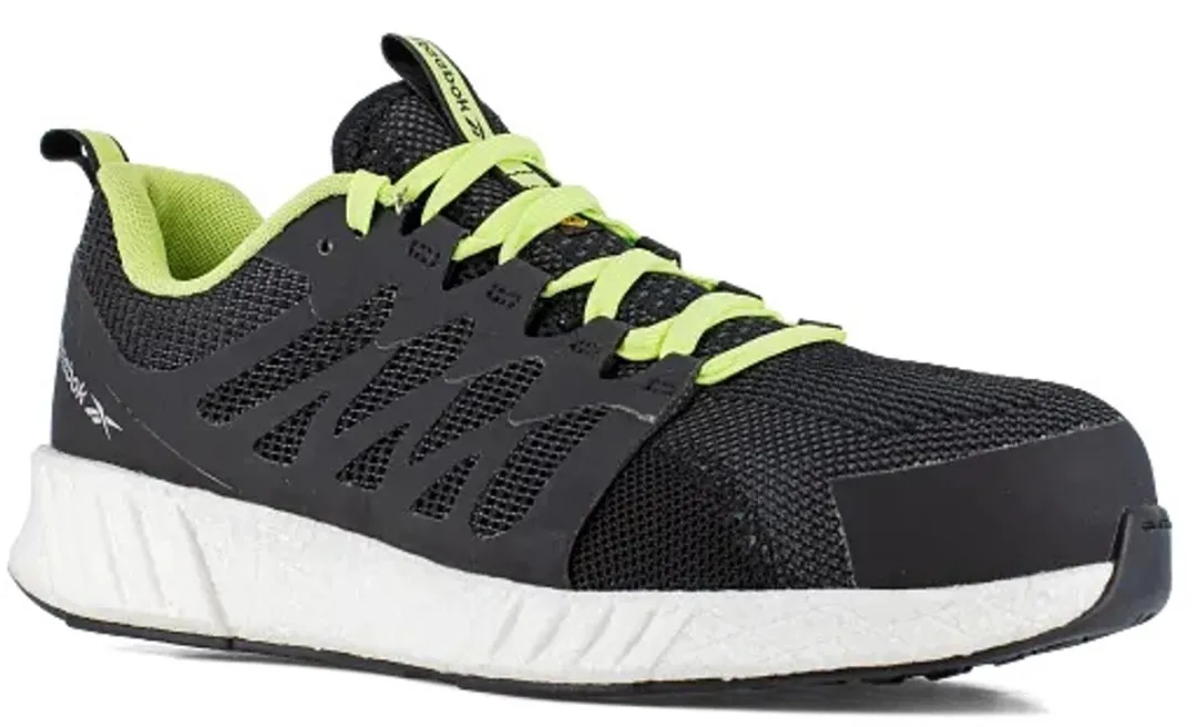 Reebok Fusion Flexweave Work 1073 ESD Werkschoen - Zwart/Geel