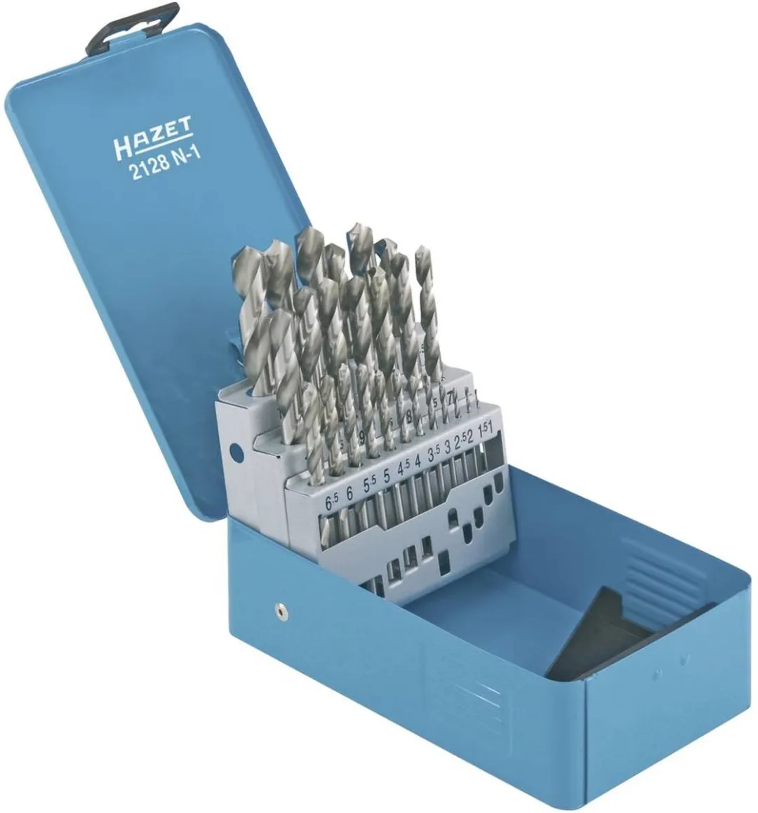 Hazet 2128N-1 Spiraalboorset HSS 25-delig Metaal
