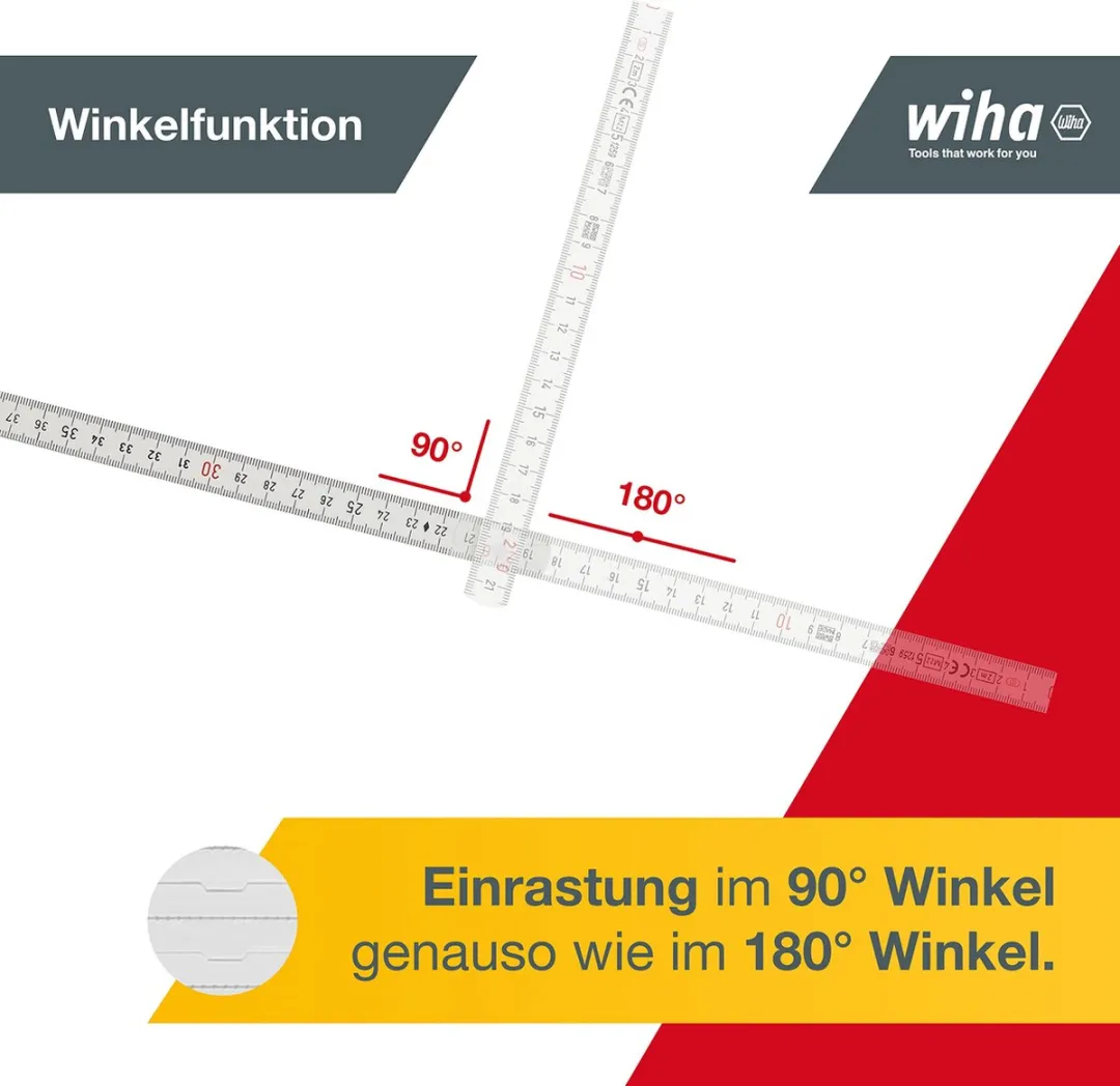 Wiha Duimstok Longlife 27057 2m - 10 Delen