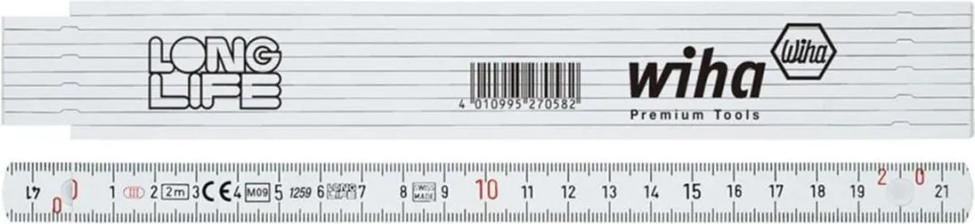 Wiha Duimstok Longlife 27057 2m - 10 Delen - afbeelding 6 van 6