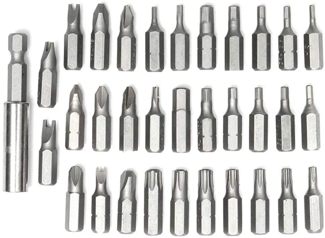 Silverline Bitset 25mm 33-delig - Magnetisch - Chroom-vanadium