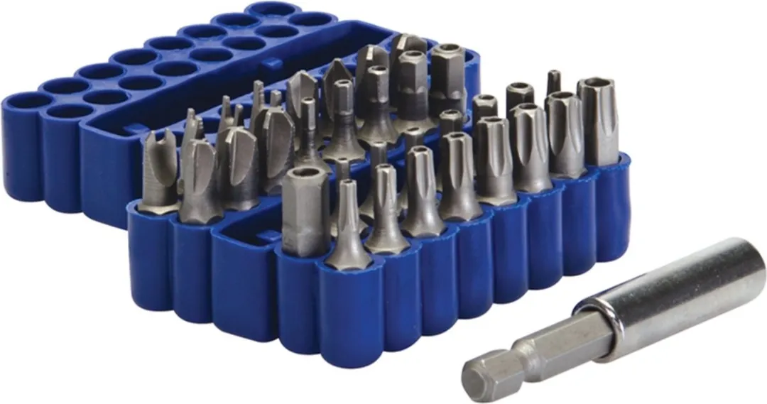 Silverline Bitset 25mm 33-delig - Magnetisch - Chroom-vanadium