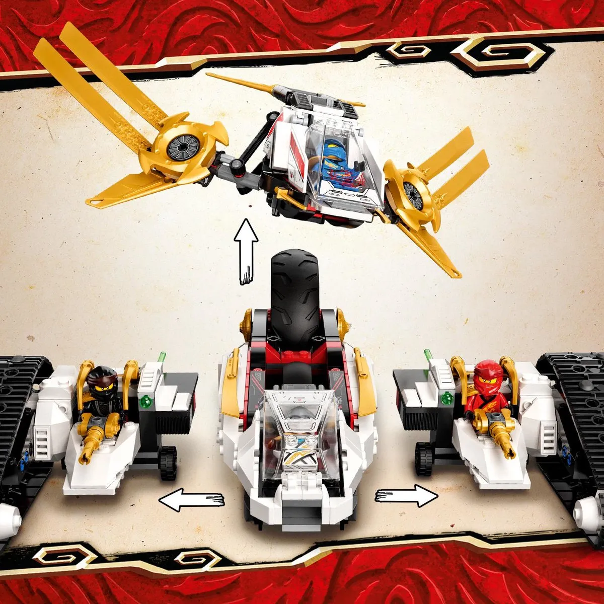 LEGO Ninjago Legacy Ultrasone Aanval 71739 - 725 Stukken - afbeelding 4 van 6