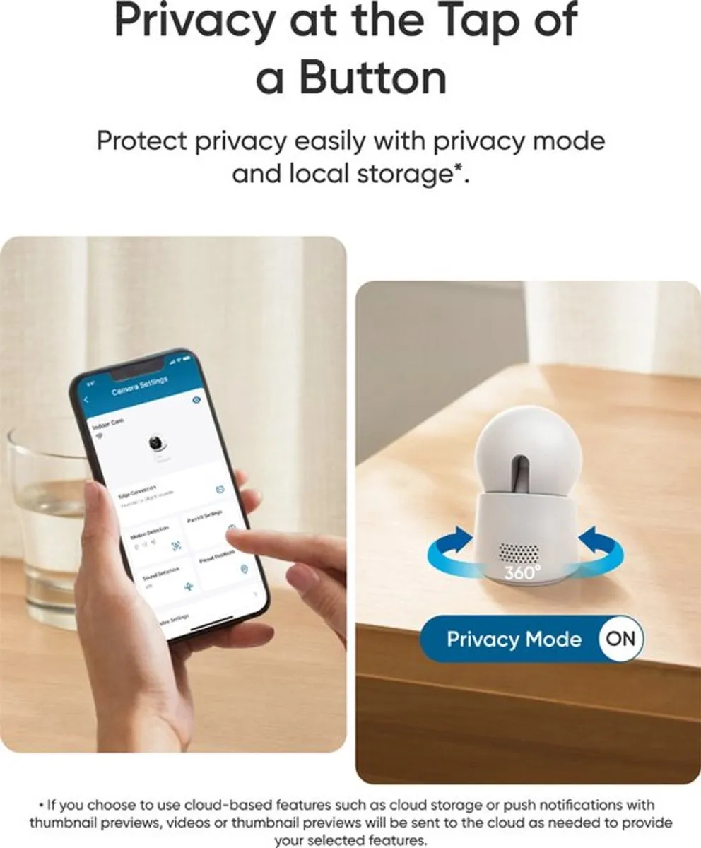 Eufy Security E30 Indoor Cam 2 Stuks - 4K UHD - Pan & Tilt - Wit