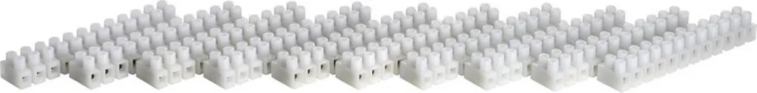 Tru Components Kroonsteen 12-polig 0.75-2.5mm² Wit - 10 Stuks