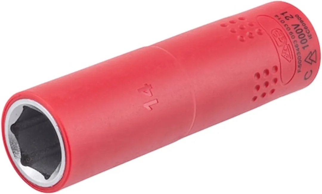 Würth VDE Dopsleutel 14mm - 3/8 inch zeskant - 1 Stuk