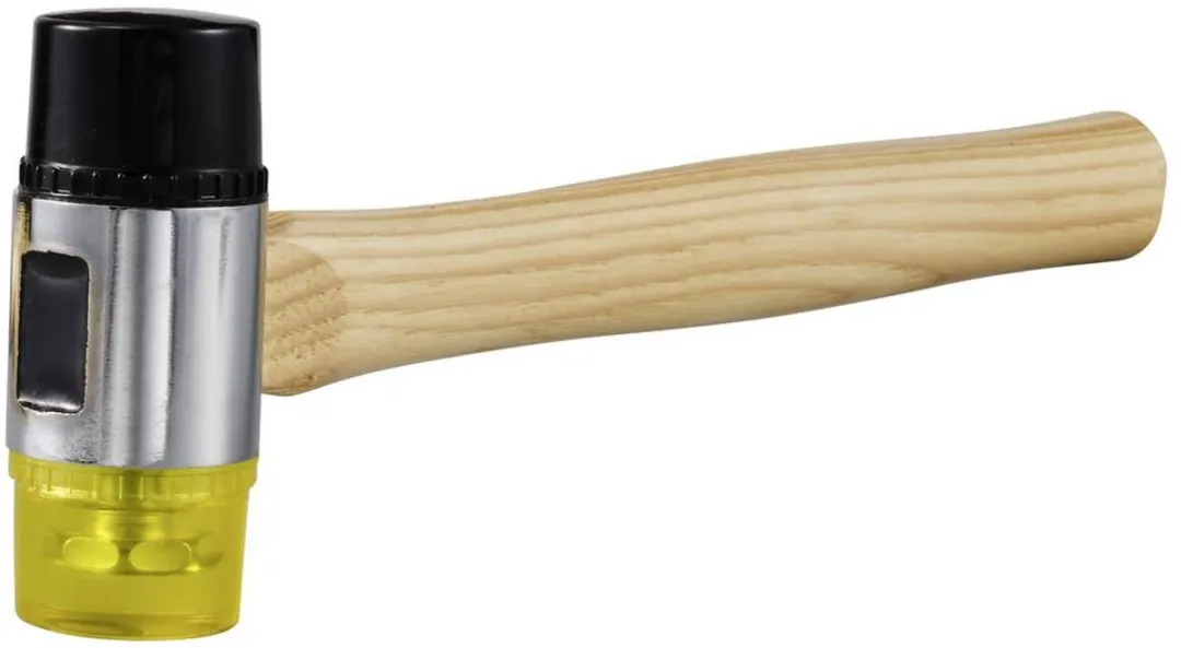 TOOLCRAFT Rubberen Hamer 430g 310mm - Middelzacht/Middelhard