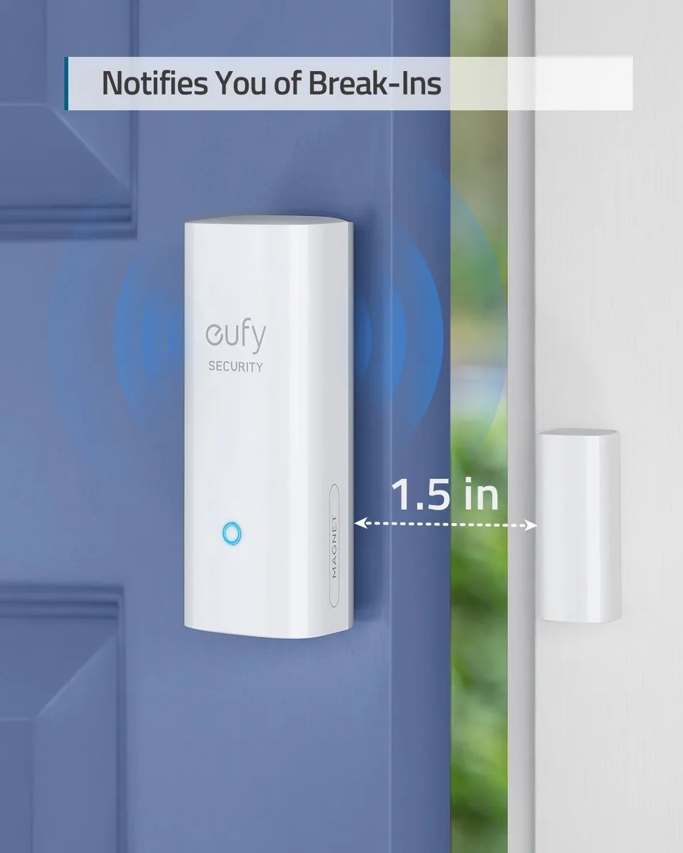 Eufy Raamsensor Deursensor 2-Pack - Wit