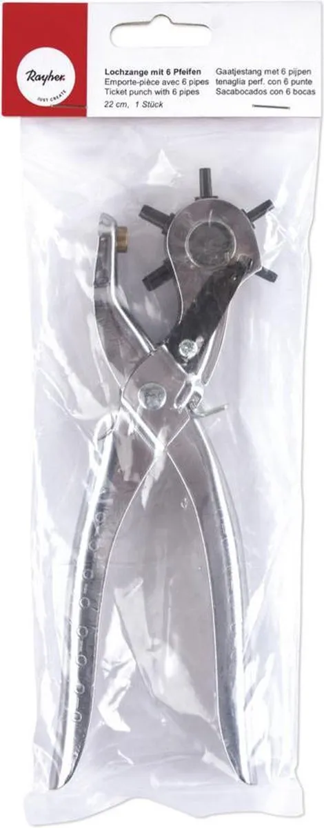 Rayher Gaatjestang 22cm - 6 Maten - Zilver